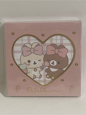 Rilakkuma-Korilakkuma MakeUp Series Small Square Memo Pad